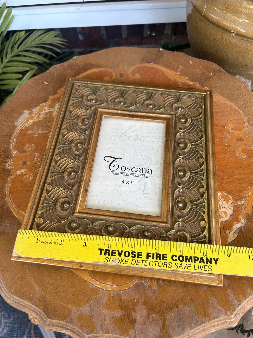 Ornate Gold 4x6 Picture Frame